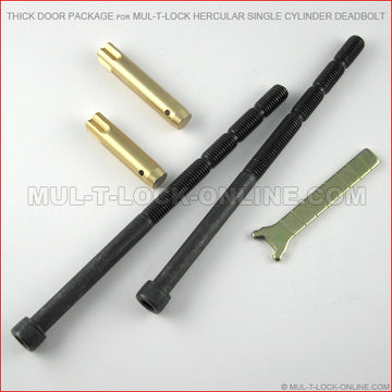 Thick Door Package for Hercular® Double/Captive Key Deadbolt (Up to 3 3/4" Door)